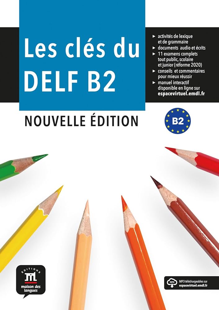 备考Delf/Dalf 考试用书 Les clés du DELF B2 Nouvelle  2021年