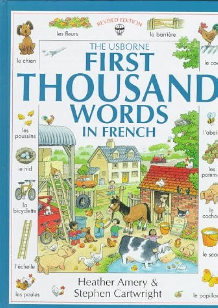 《First Thousand Words in French 基础英语1000词》，​涉及日常生活中1000个实用单词！