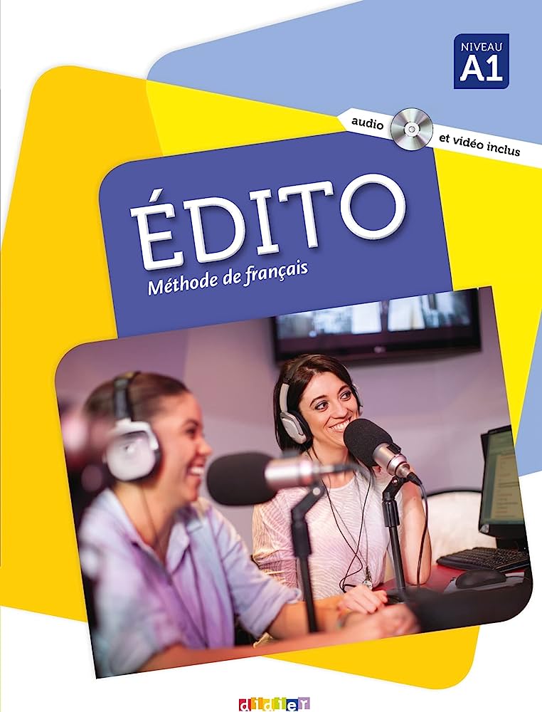 法语教材 |Édito 1 A1 青少年和成人 法语教材 Didier出版社