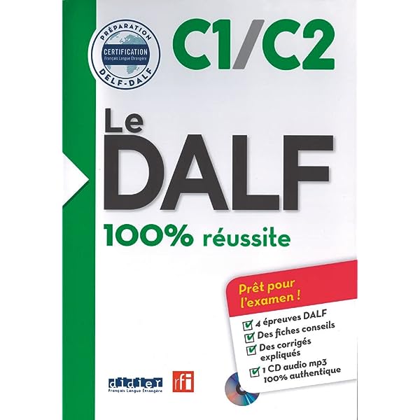 法语Delf/Dalf 考前准备书籍 Le DELF 100% réussite C1-C1