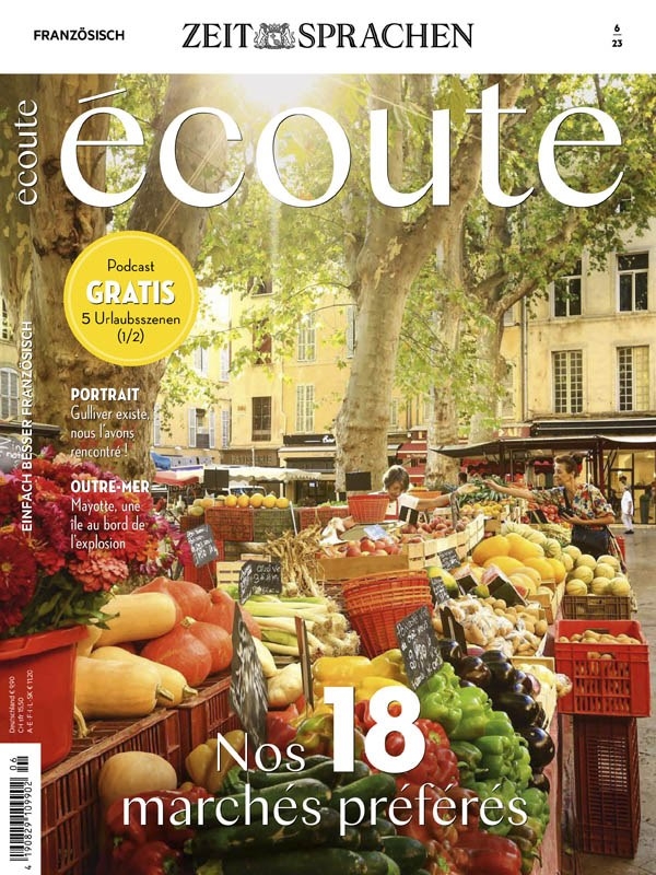 2023年第6期Écoute(A2-C2) 法语学习杂志，每月必读