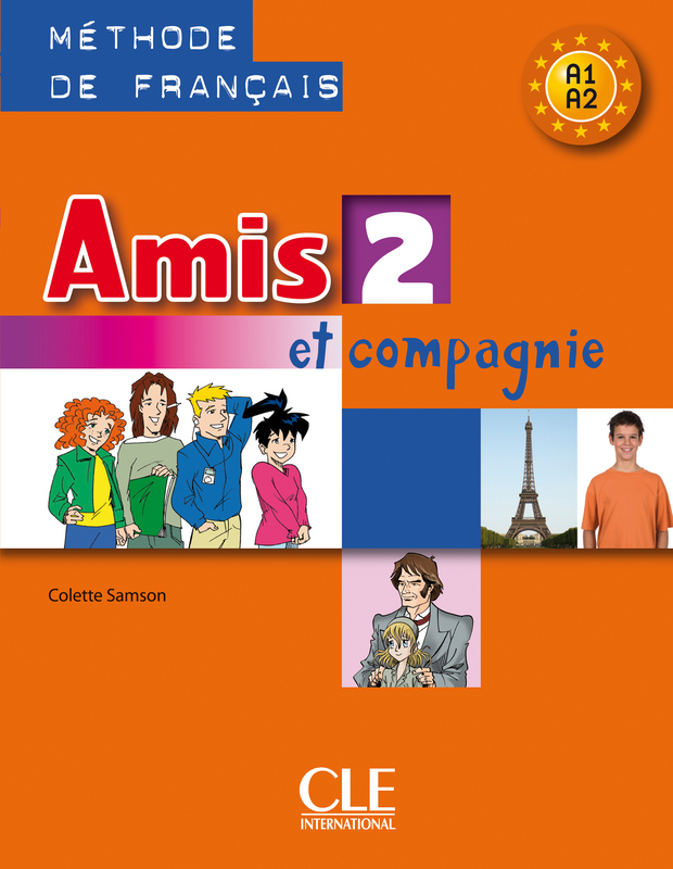 法语教材|Amis 2 et compagnie  (A1-A2)青少年法语教材  CLE权威出版