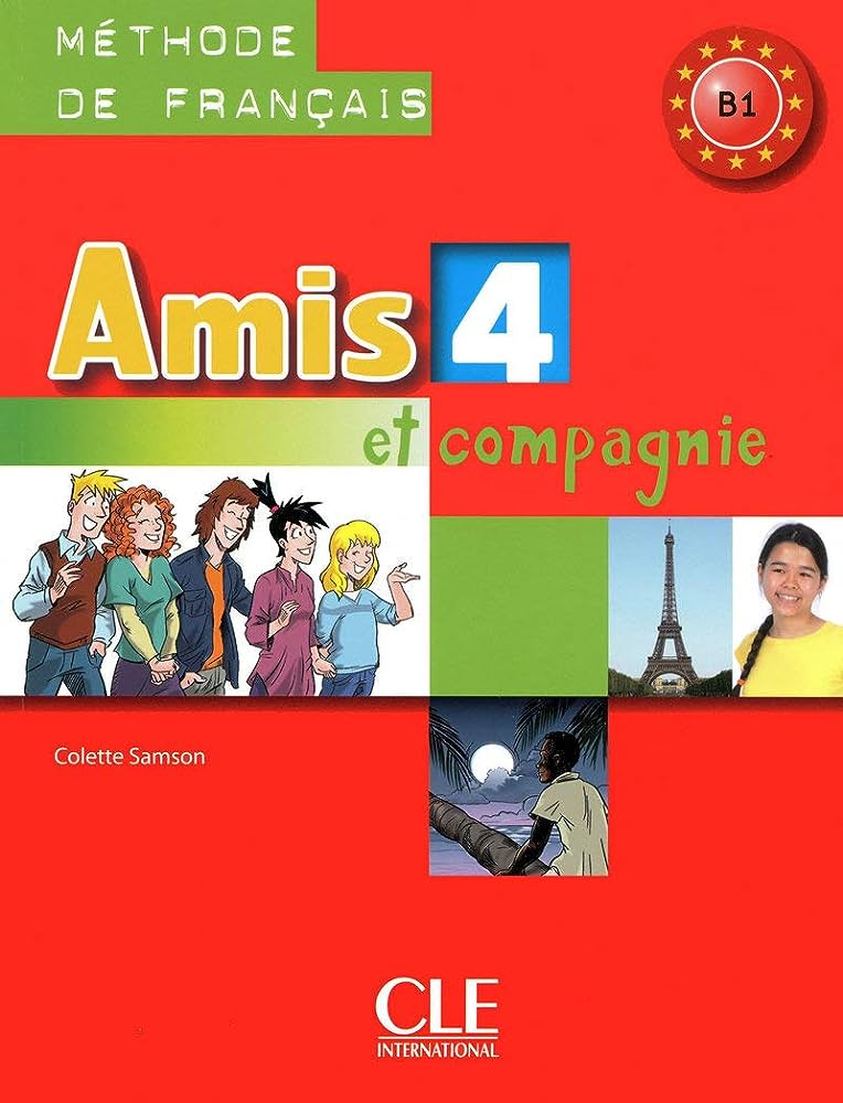 法语教材|Amis 4 et compagnie (B1)青少年法语教材  CLE权威出版